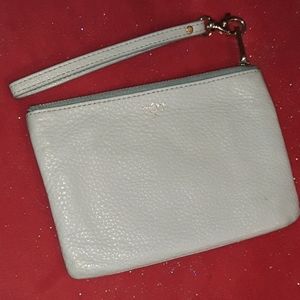 👛FOSSIL/Dusty Blue/Grey small Wristlet👛